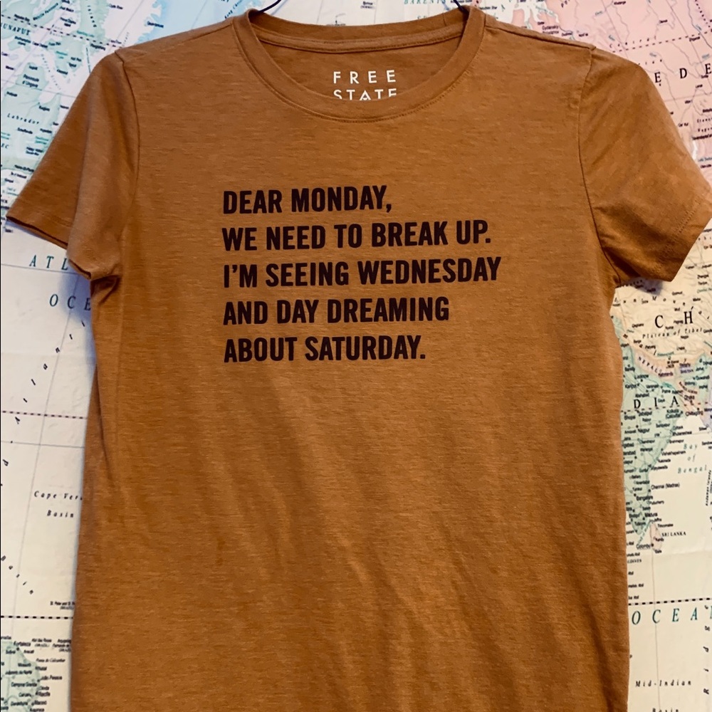 ORANGE AERO FREE STATE TEE SHIRT